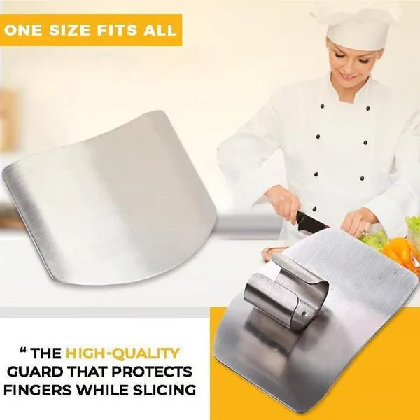 Stainless Steel Finger Guard – Safe Cutting Protection for Chefs