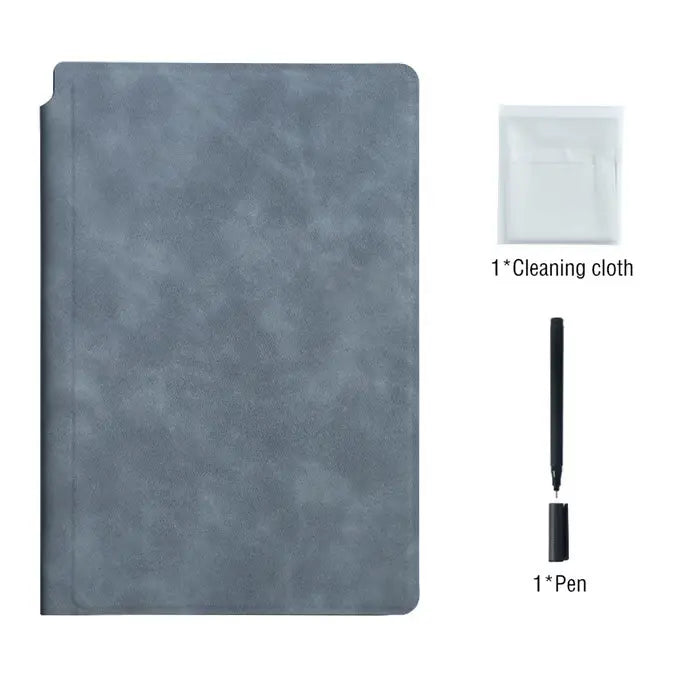 Smart Reusable Leather Notebook – Eco-Friendly & Erasable Planner