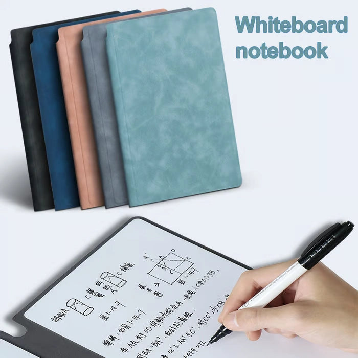 Smart Reusable Leather Notebook – Eco-Friendly & Erasable Planner