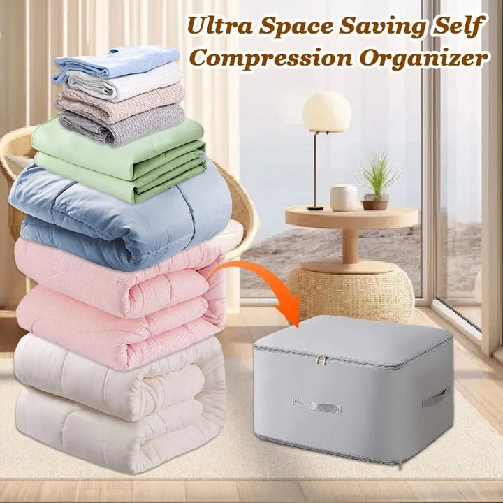 🔥Black Friday Sale🌸Ultra Space Saving Self Compression Organizer