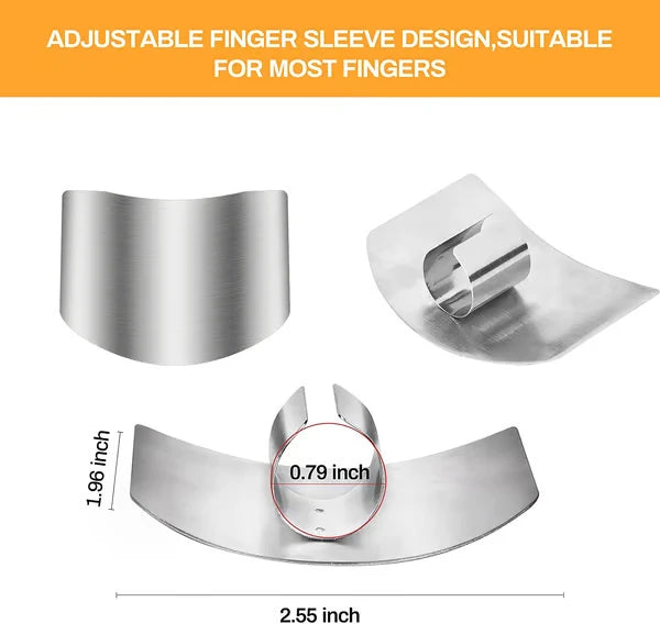 Stainless Steel Finger Guard – Safe Cutting Protection for Chefs