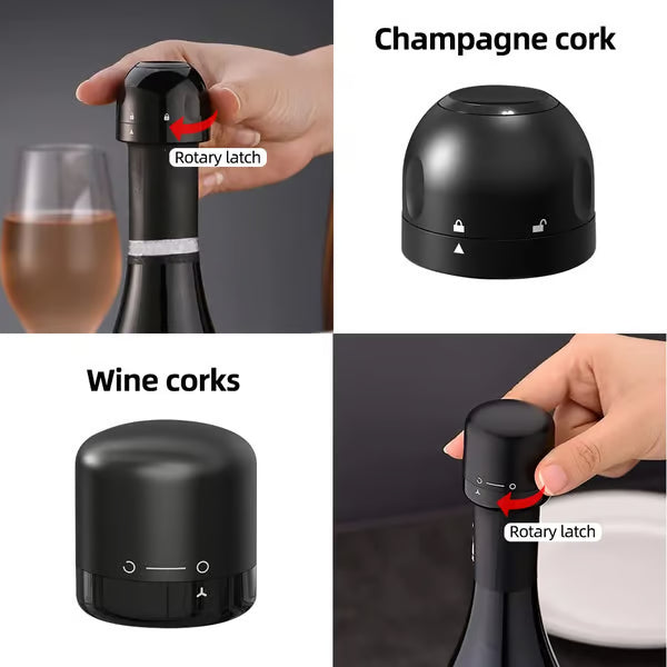 Vacuum Wine Bottle Stopper – Preserve Red Wine Freshness