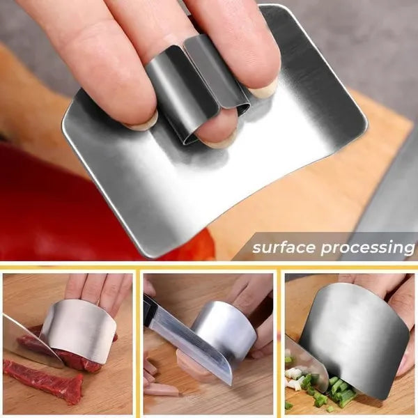 Stainless Steel Finger Guard – Safe Cutting Protection for Chefs