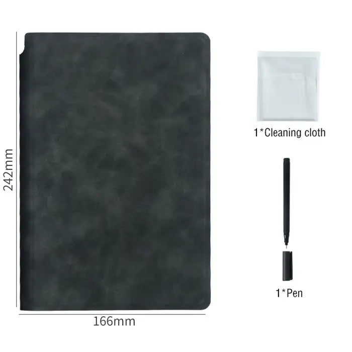 Smart Reusable Leather Notebook – Eco-Friendly & Erasable Planner