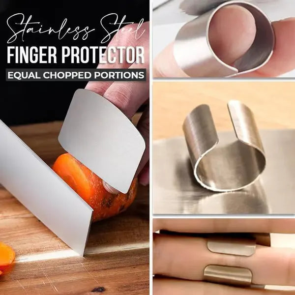 Stainless Steel Finger Guard – Safe Cutting Protection for Chefs