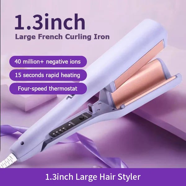 🔥🖤Early Black Friday Sale: 49% OFF & Free Shipping🔥French Wave Curling Iron