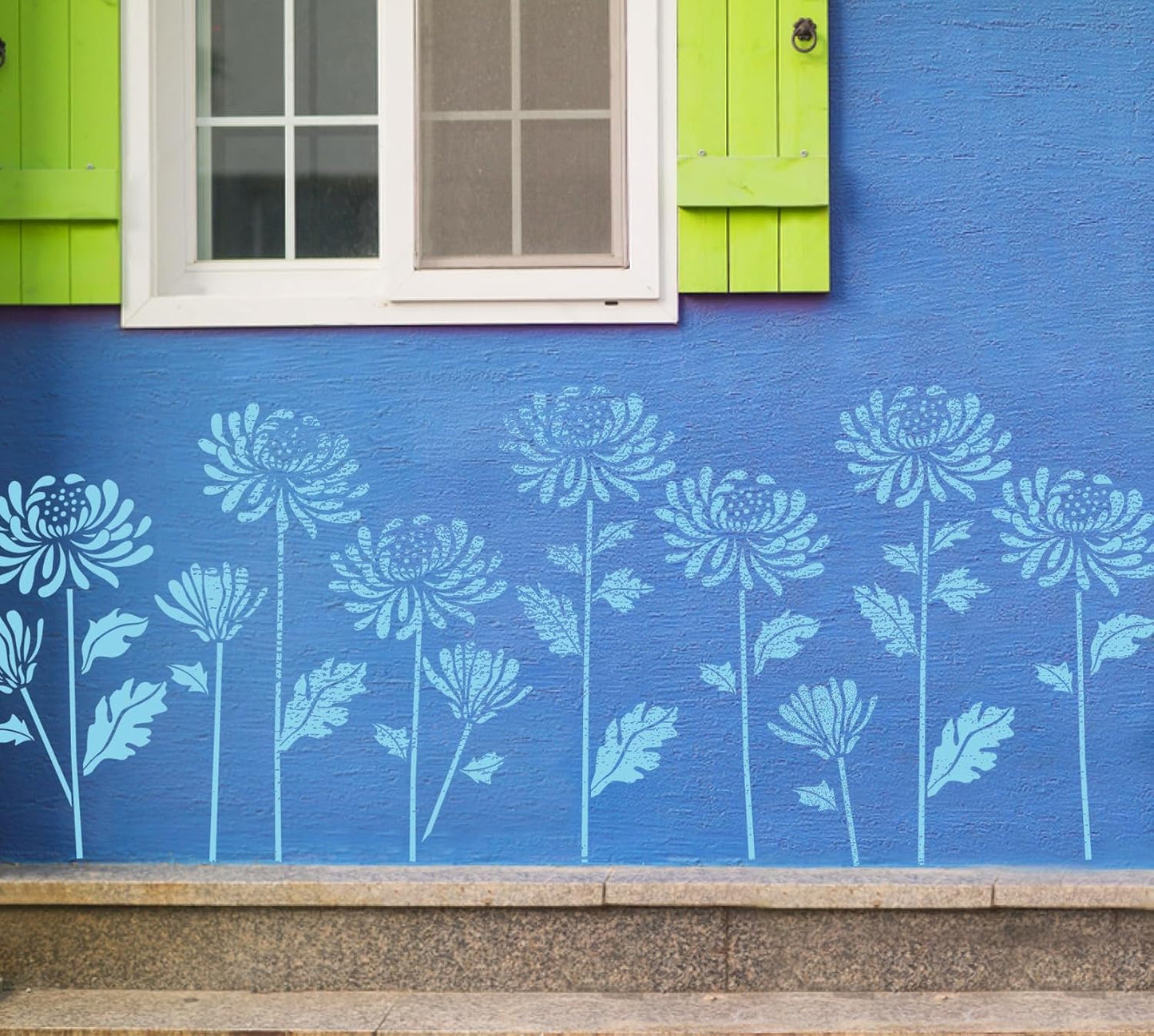 🔥Summer Hot Sale Promotion-60% OFF🌻Garden Fence Large Flower Stencils🖌️DIY decoration