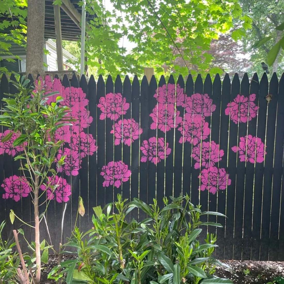 🔥Summer Hot Sale Promotion-60% OFF🌻Garden Fence Large Flower Stencils🖌️DIY decoration